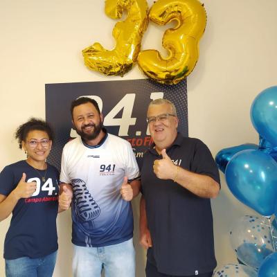  Campo Abeto FM comemorou com os ouvintes, 33 anos com programaÃ§Ã£o especial